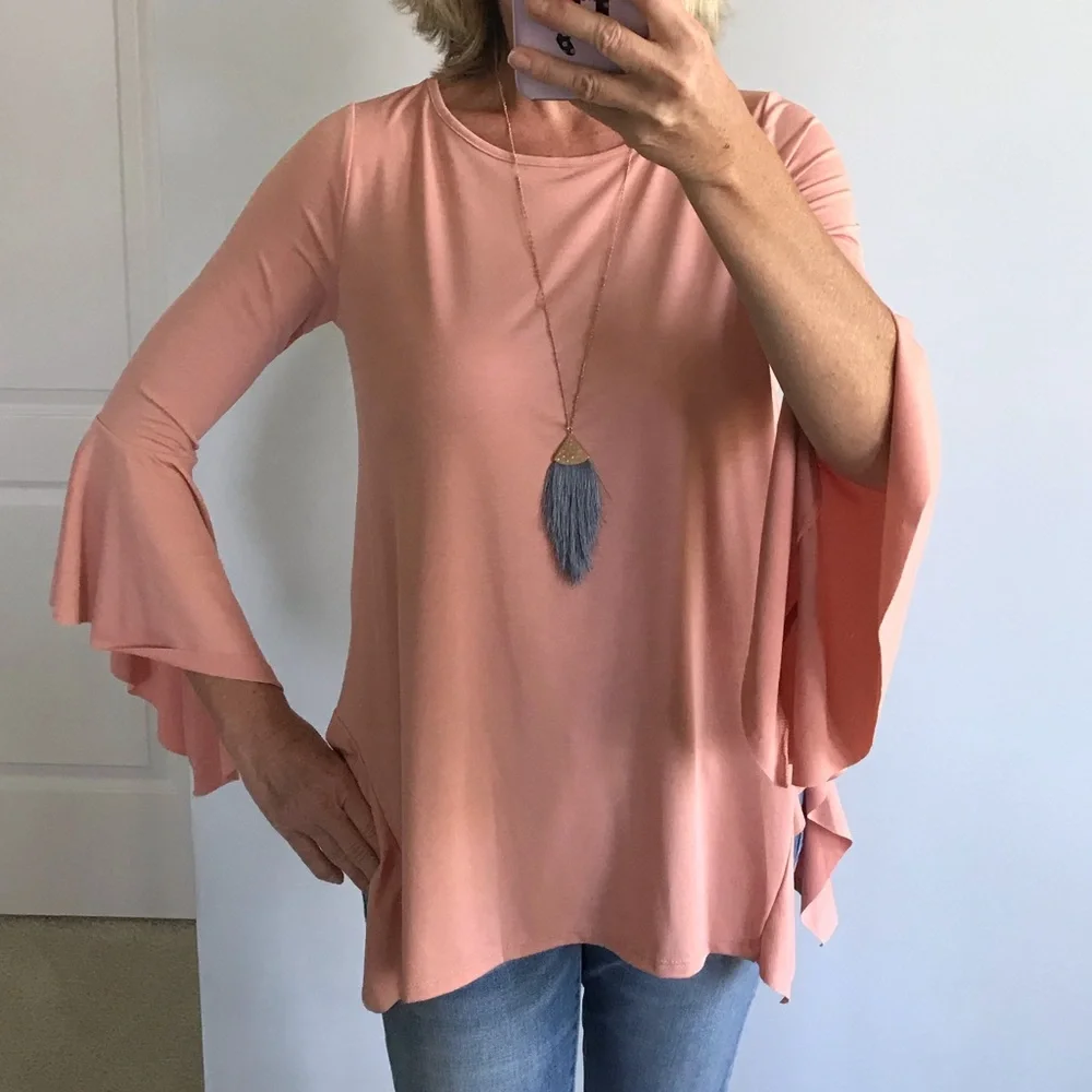 Bell Sleeve Tunic Top - Picture 6 of 7